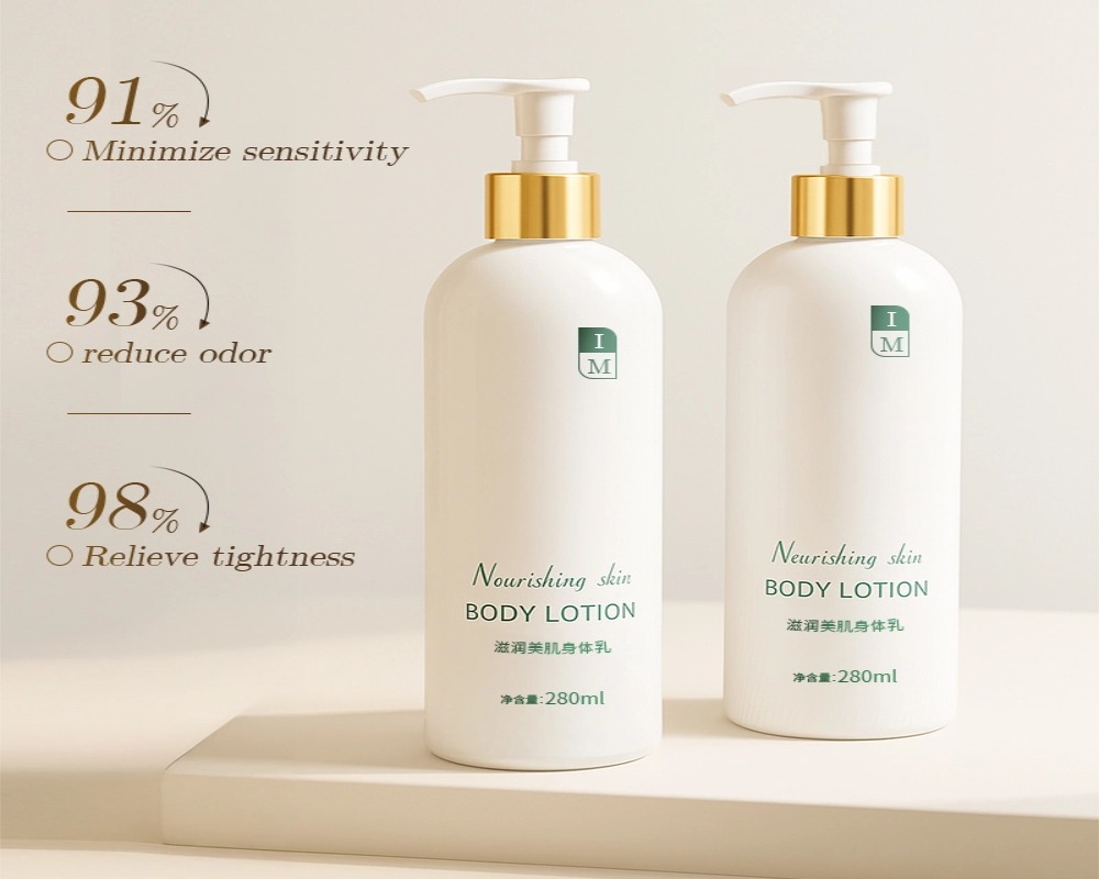fast absorbing non greasy lotion texture