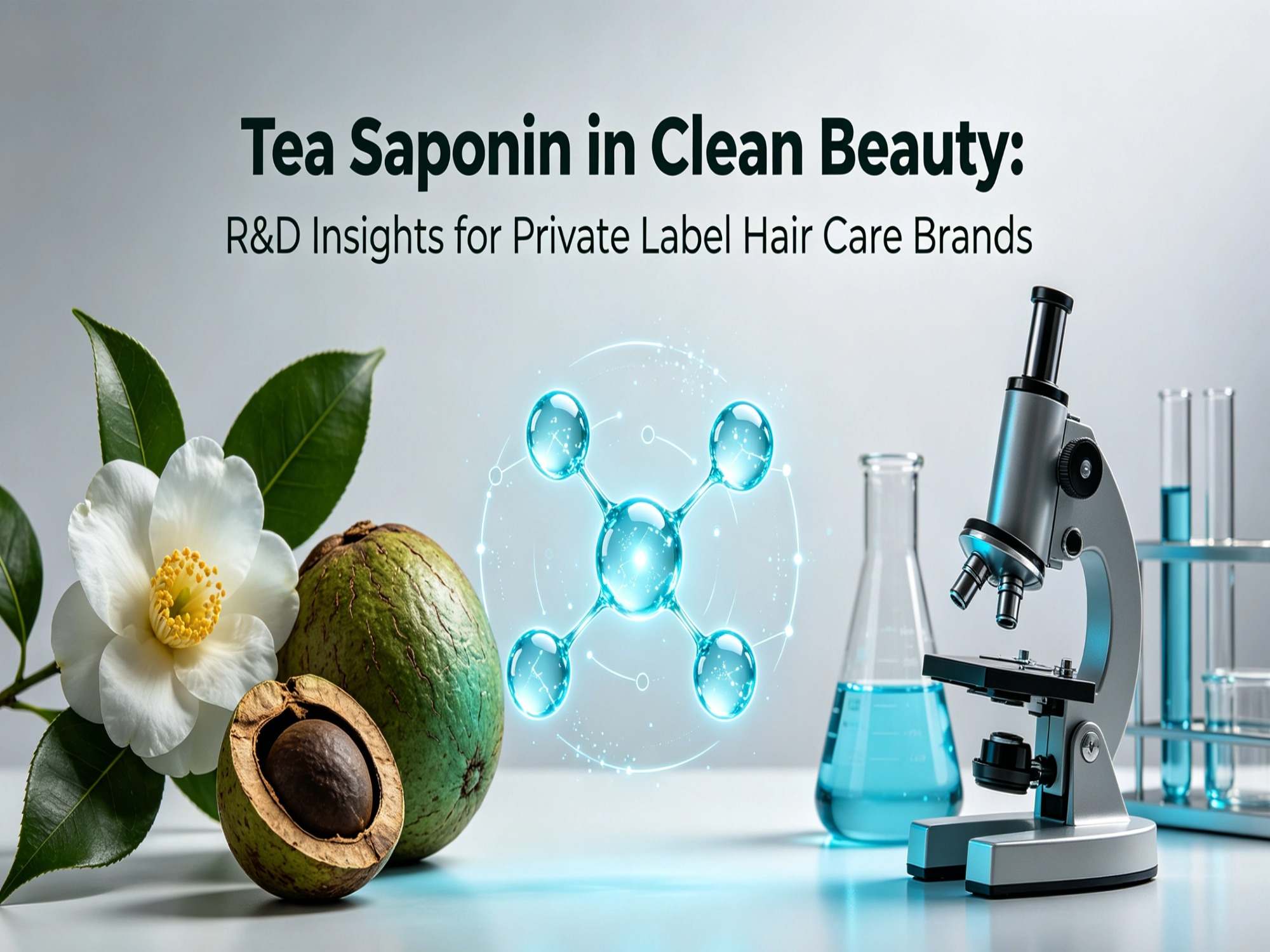 Saponine del tè nella cosmesi naturale: spunti di ricerca e sviluppo per i marchi di prodotti per la cura dei capelli a marchio del distributore