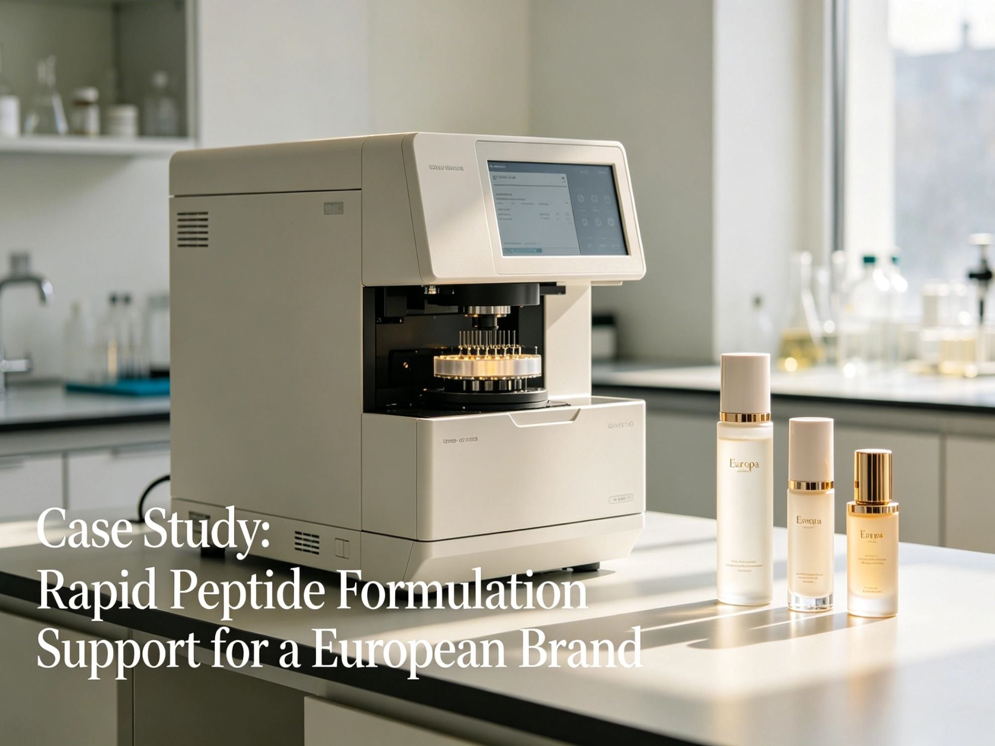 Caso di studio: Supporto rapido per la formulazione di peptidi per un marchio europeo