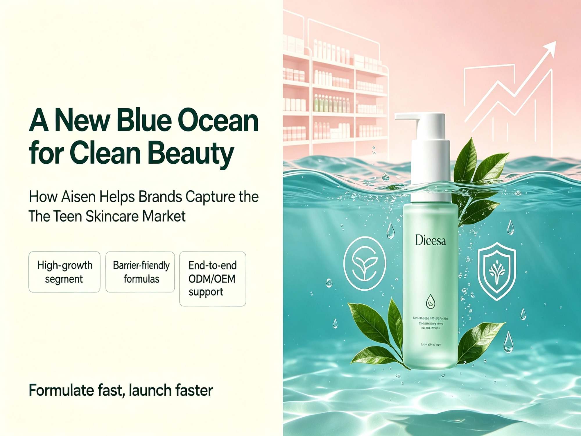 Un nuovo oceano blu per la bellezza pulita: come Aisen aiuta i marchi a conquistare il mercato della cura della pelle degli adolescenti